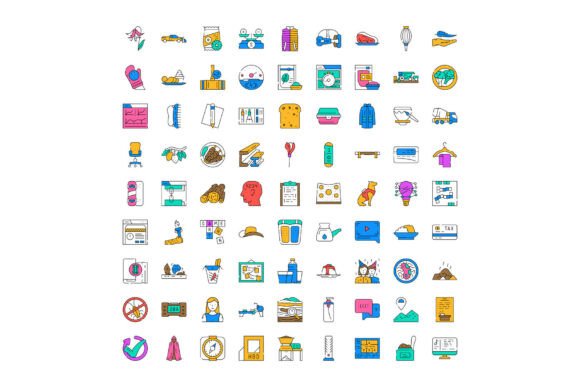 Essential Line Icons Collection for Vari