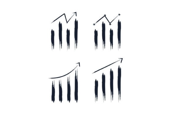 Hand-Drawn Business Growth Charts