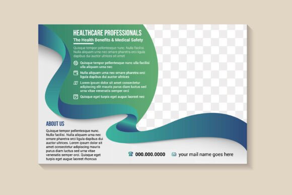 Healthcare Professional Horizontal Flyer: A Versatile Design Asset for Clinics, Practices, and Health Educators