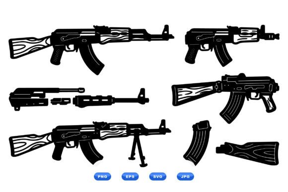 Military Rifle SVG Collection