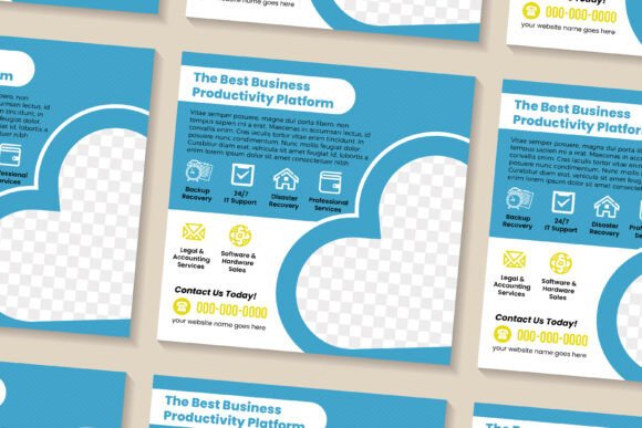 The Best Business Square Banner